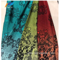 Breathable 100% Polyester Printed Abaya Black Satin Fabric